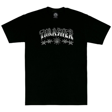 Thrasher T-shirt s/s Barbed Wire Black